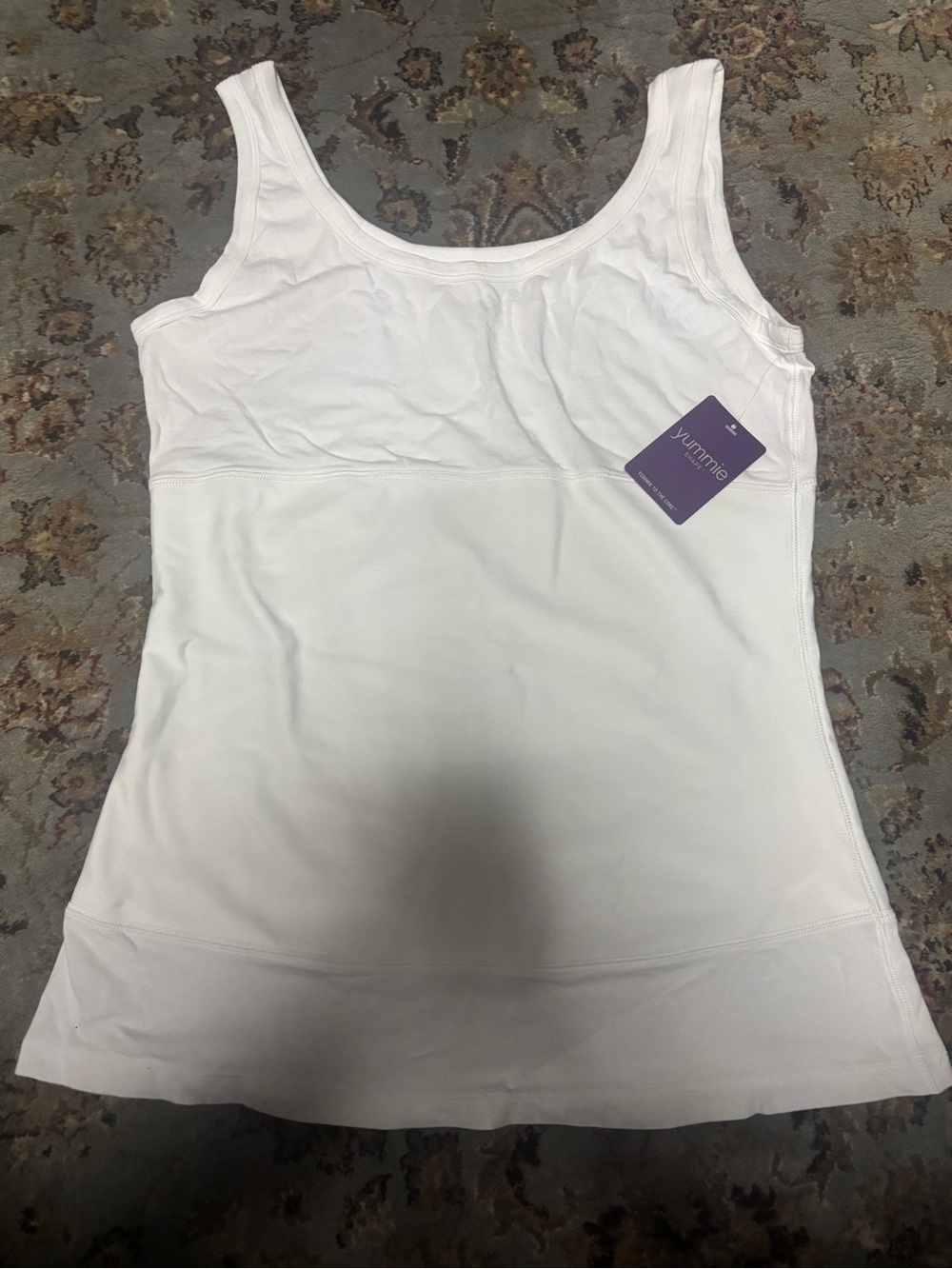 Yummie Shape White Shapewear Tank Top